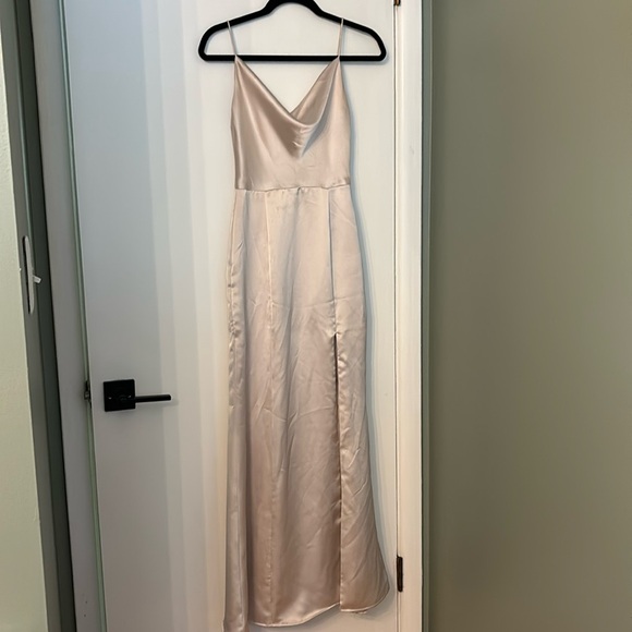 amsale chloe bridesmaid dress Amsale Long Bridesmaid Dress Chloe Amethyst